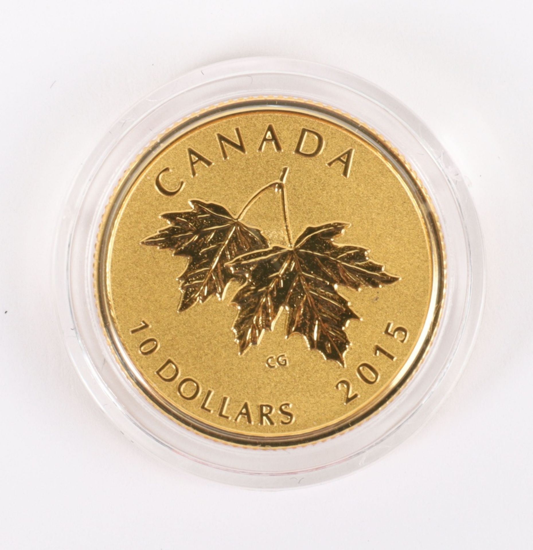 Maple Leaf 2015 $10, (.999) - Image 2 of 5