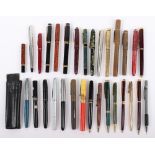 A selection of fountain pens