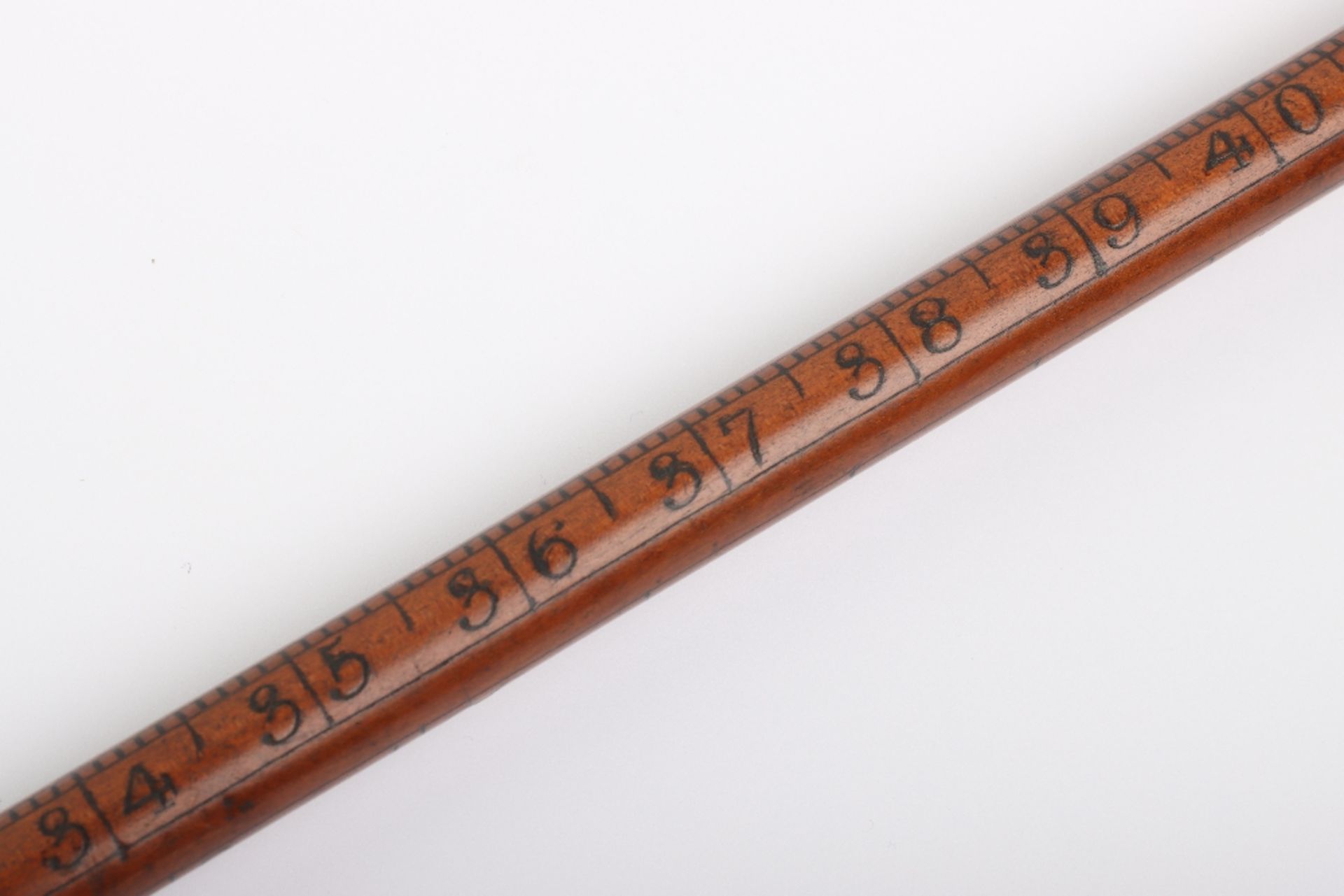 >A 19th century ivory topped brewers/vintners measuring stick - Bild 9 aus 27