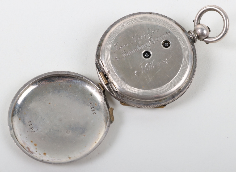 A 19th century silver open face pocket watch, James Houghton Kilburn - Bild 3 aus 5