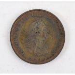 George III (1760-1820) Farthing Bronzed proof, (S.3779)