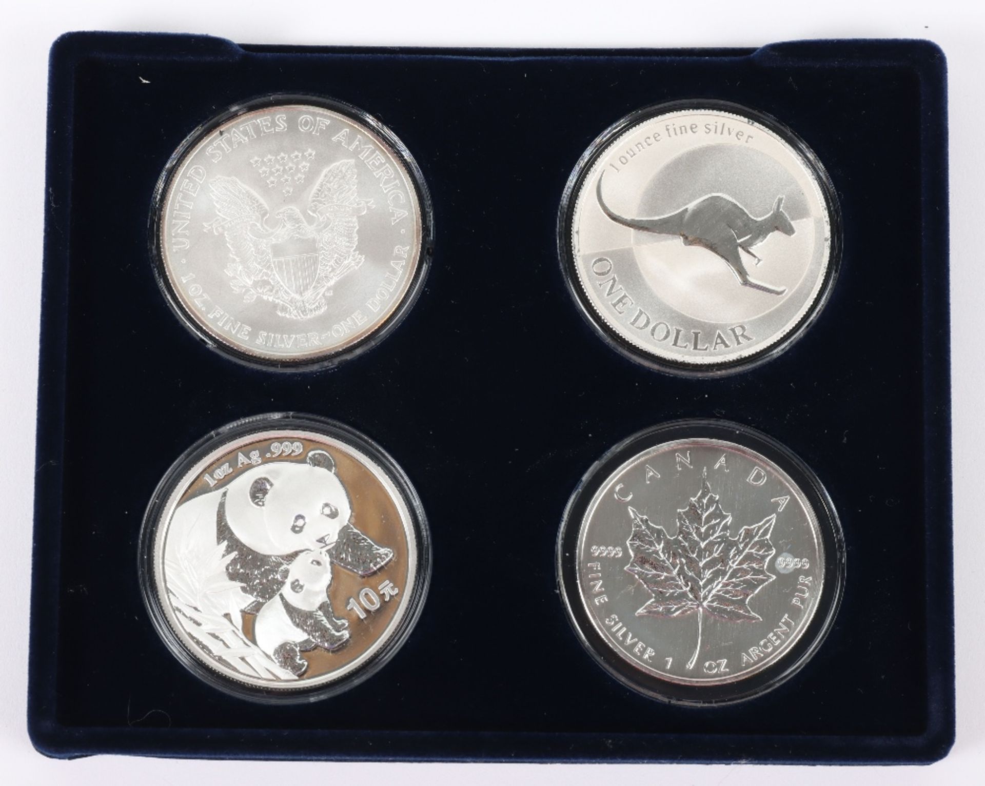 Two set of 2004 and 2005 four silver one ounce coins - Bild 4 aus 5