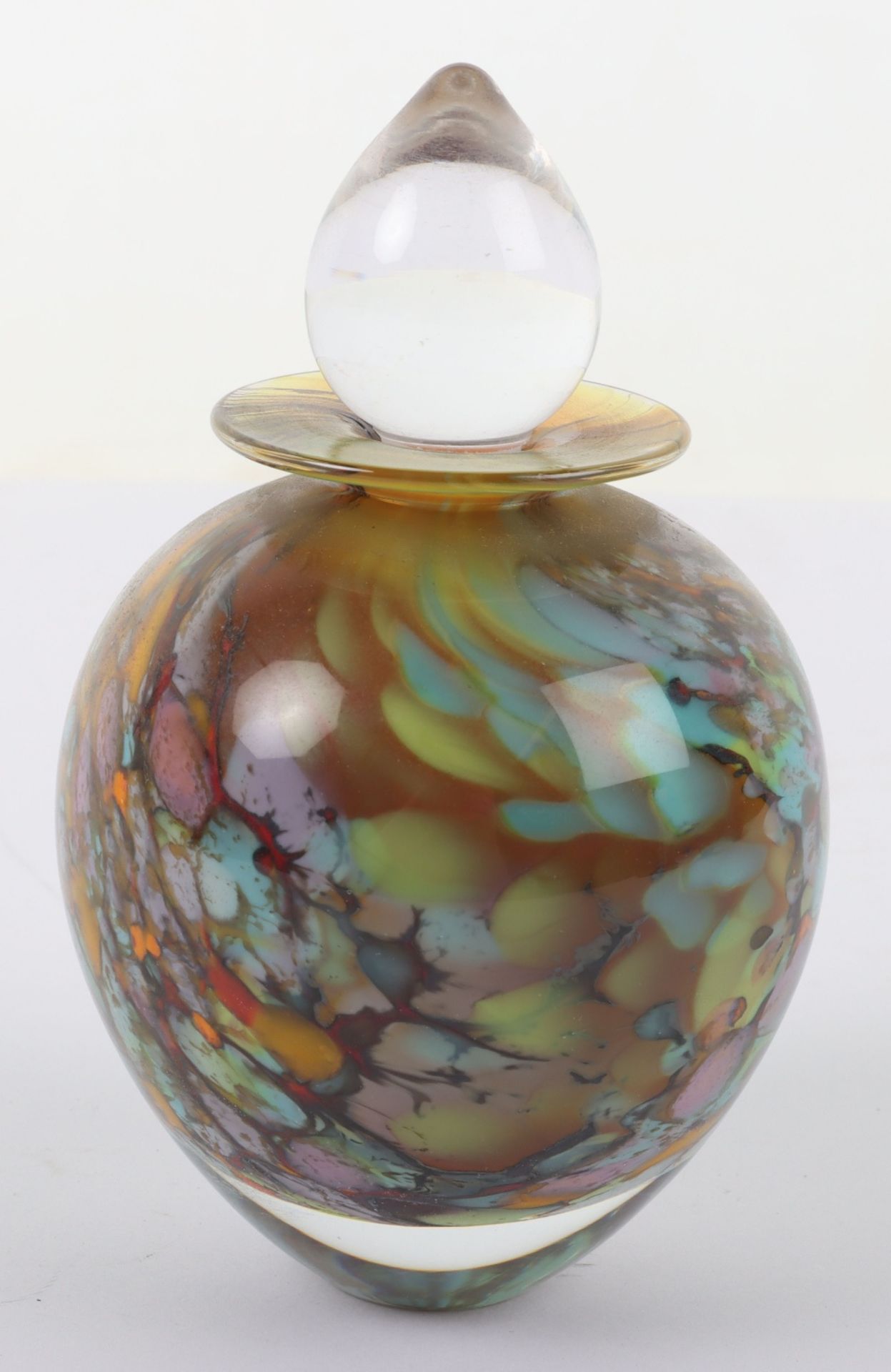 A Peter Layton scent bottle with stopper