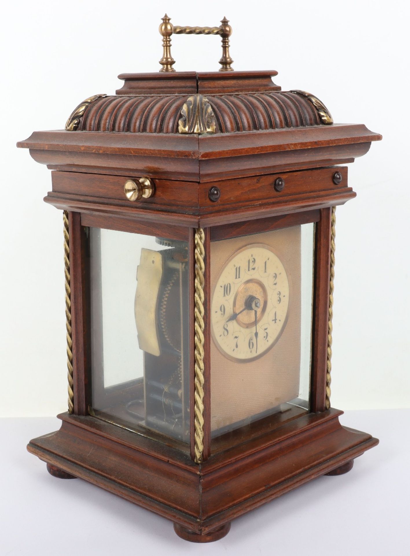 A German ‘Harmonie Symphonion’ mantle clock and musical box - Image 3 of 8