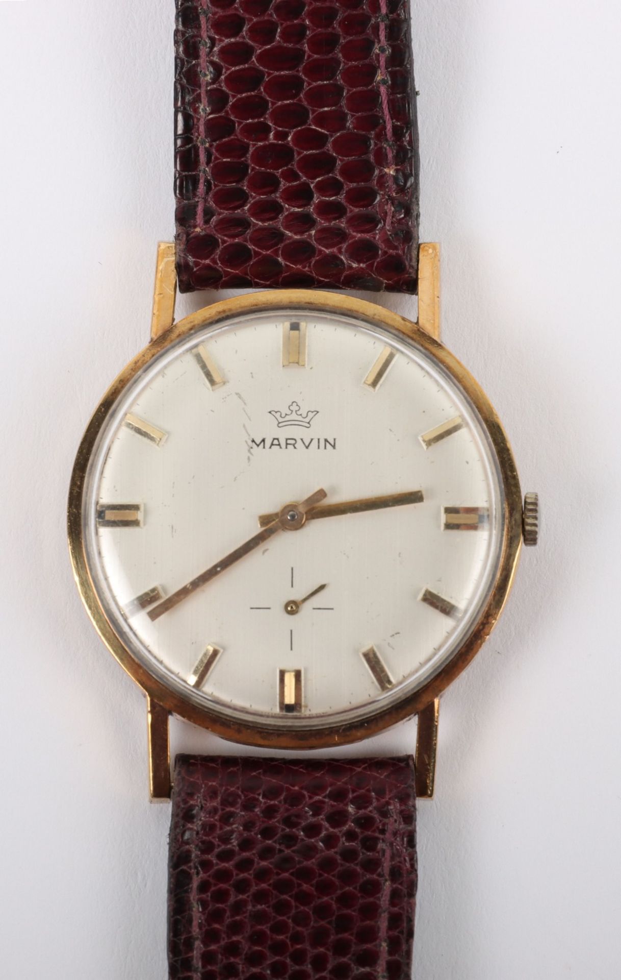 A vintage 9ct gold Marvin wristwatch, circa 1950 - Bild 2 aus 4