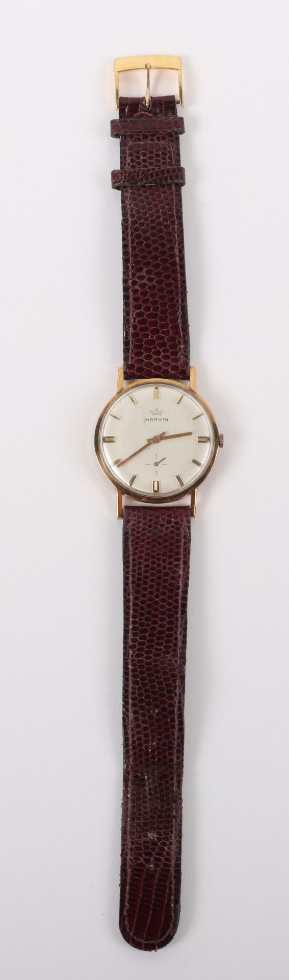 A vintage 9ct gold Marvin wristwatch, circa 1950