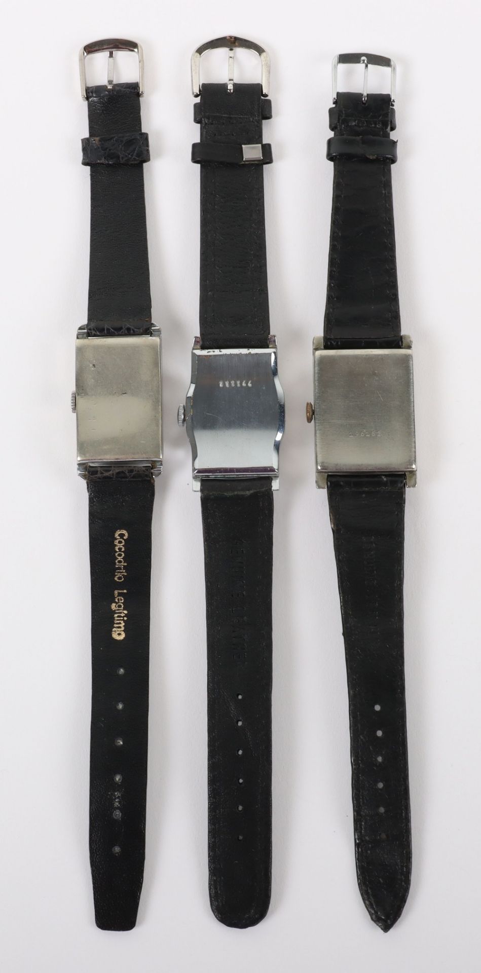 Three vintage tank style watches - Bild 3 aus 5