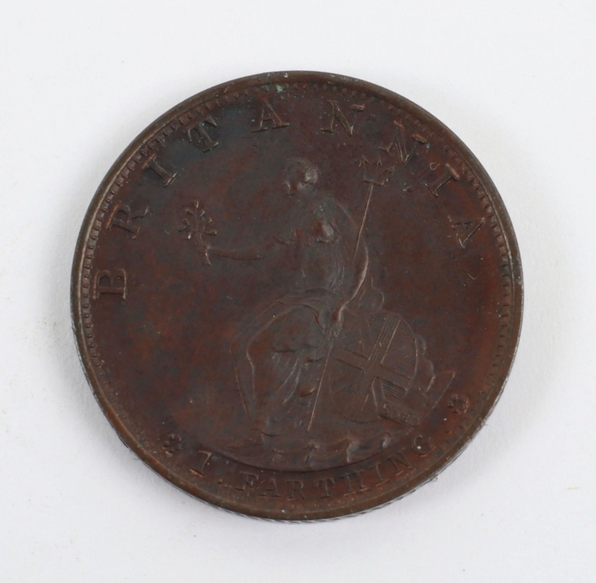 George III (1760-1820) Farthing (S.3779) - Bild 2 aus 2