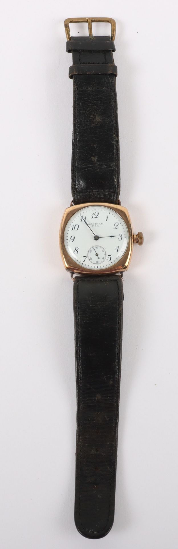 A vintage 9ct gold Waltham wristwatch, circa 1930 - Bild 2 aus 4