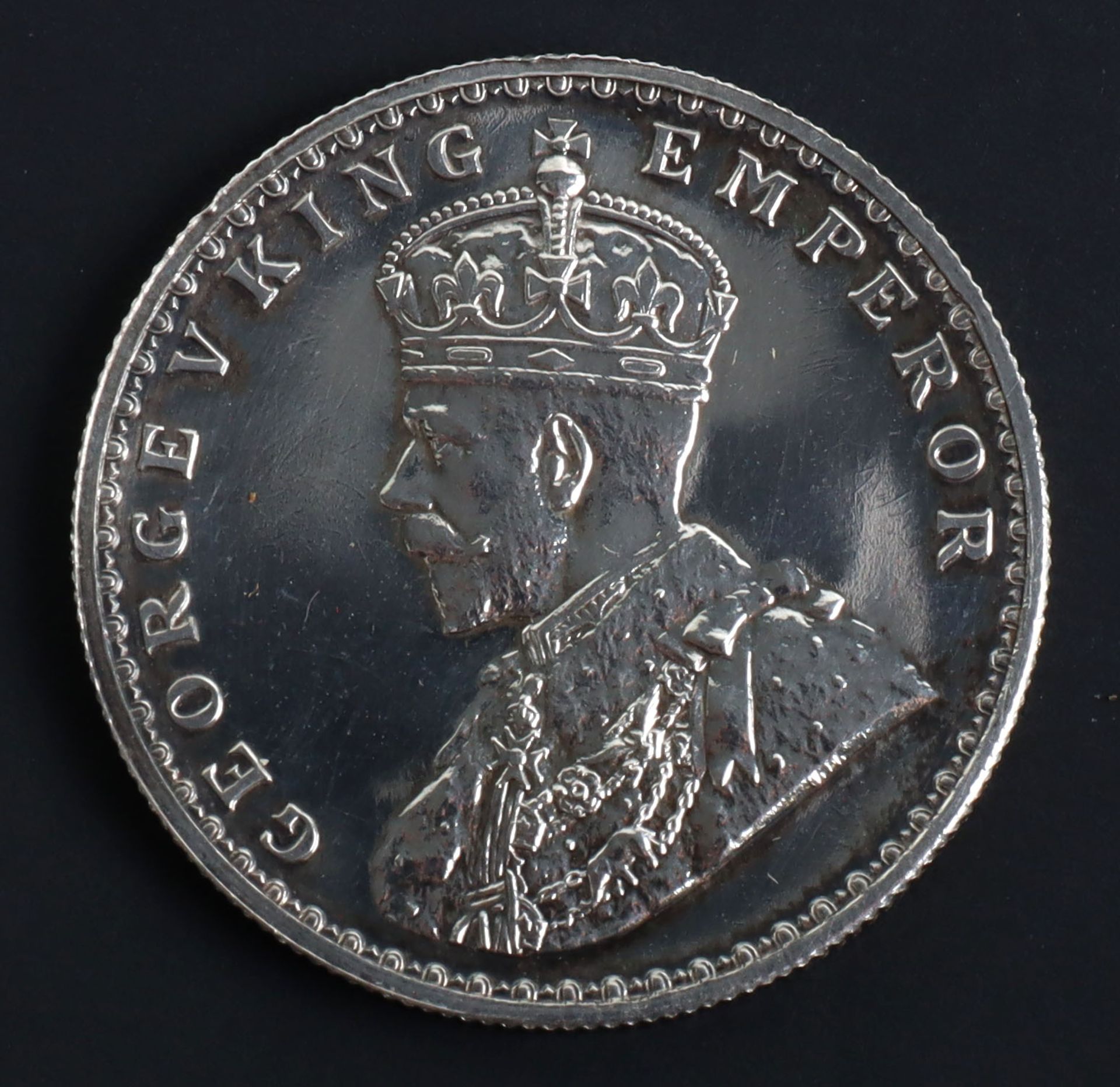 An exceptionally rare George V (1911-1936) British India 1911C Proof Rupee, Half Rupee and Quarter - Bild 11 aus 27