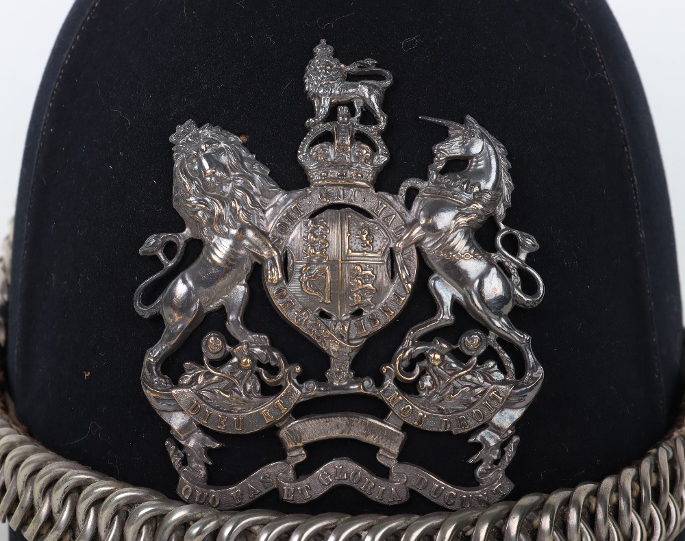 Post 1902 Royal Engineers Volunteers Officers Home Service Helmet - Bild 10 aus 10