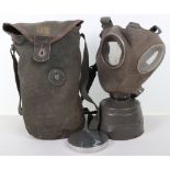 Scarce Experimental Pattern Reichswehr Gas Mask in Carry Bag