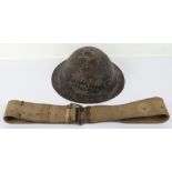 WW1 British Brodie Steel Combat Helmet Shell