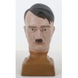 Painted Table Bust of Adolf Hitler