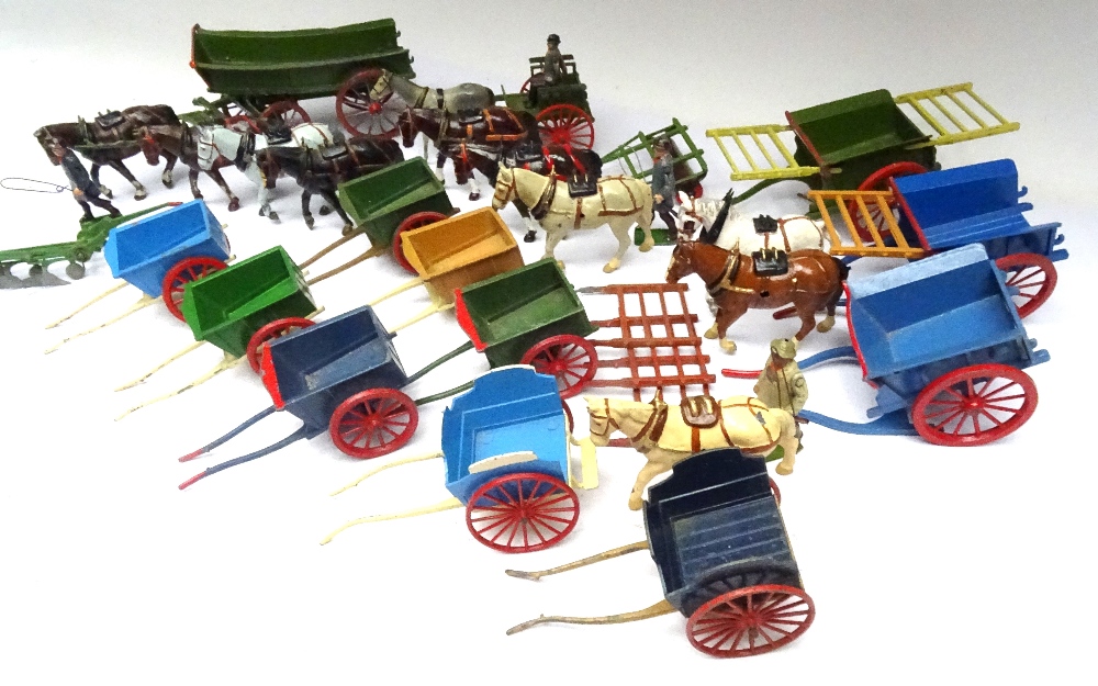Britains Farm Wagon and Carts - Image 2 of 4