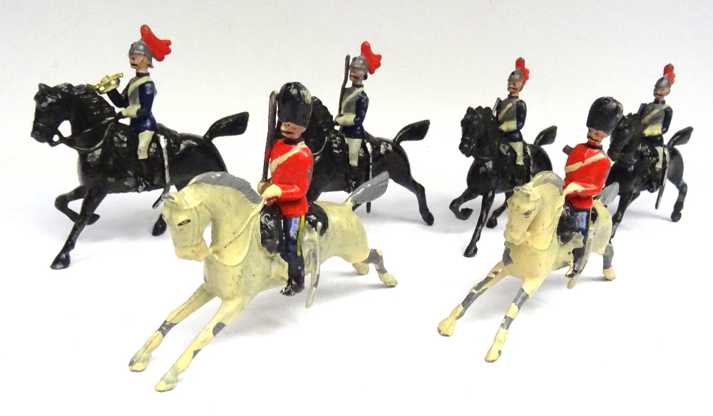 Britains from RARE small size set 58, Royal Horse Guards - Image 4 of 4