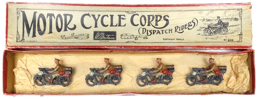 Britains set 200, Motor Cycle Corps Despatch Riders