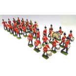Britains from sets 27 and 30, Drums, Bugles and Band of the Line