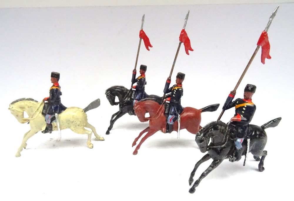 Britains set 100, 21st Lancers in full dress - Image 4 of 5