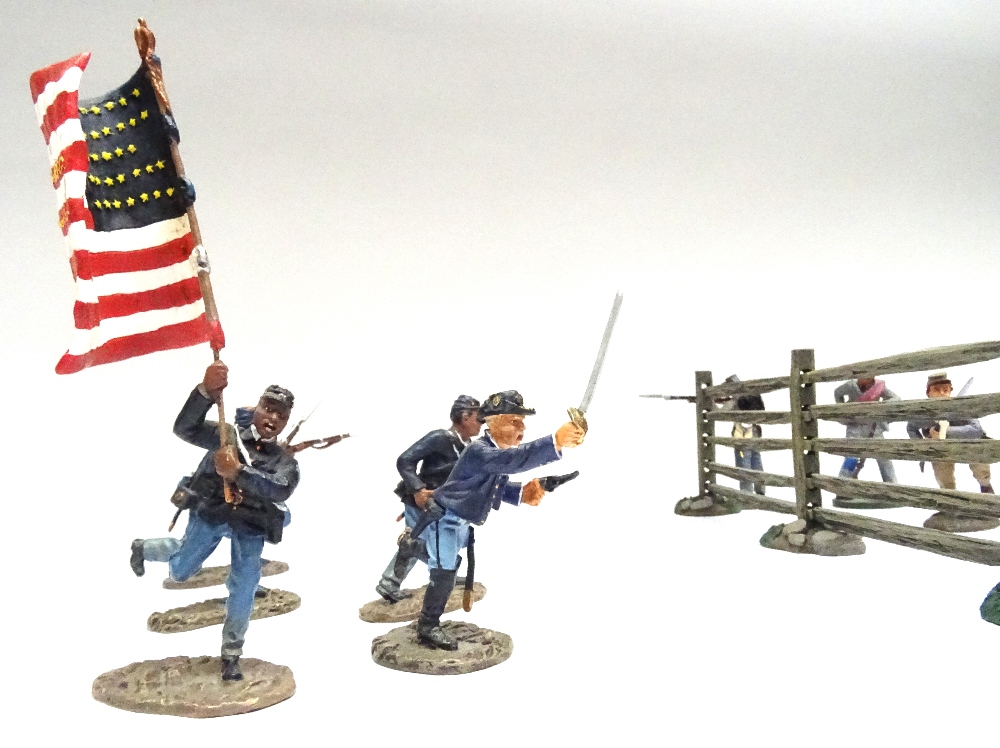 Britains Matte American Civil War Series set 17370 54th Massachusetts - Image 4 of 6