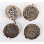 Hallmarked Silver Artists Rifle Volunteers Tunic Buttons