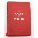 WW2 German DER KAMPF IM WESTEN Photo 3D Card Book of Battle in the West