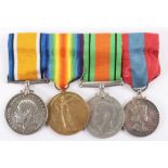 Great War Medal Group Devon Regiment