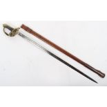 British Victorian 1845 Pattern Infantry Officers Sword