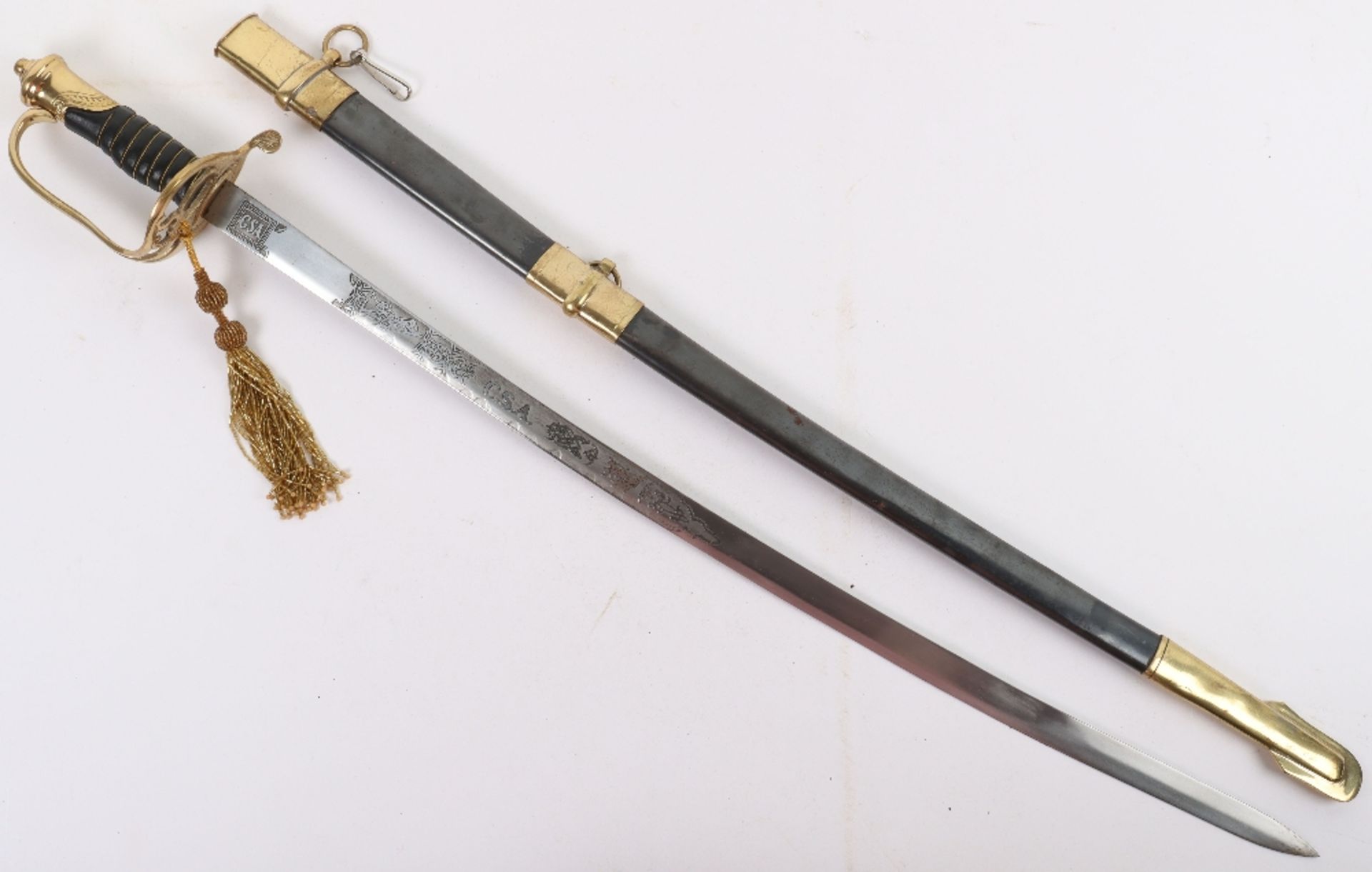 A C.S.A copy of an American Civil War Officers sword