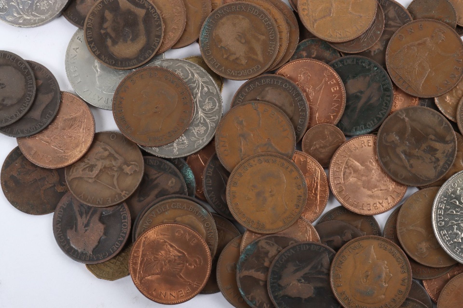 Selection of GB commemorative crowns and pennies - Image 3 of 4