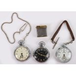 Three pocket watches