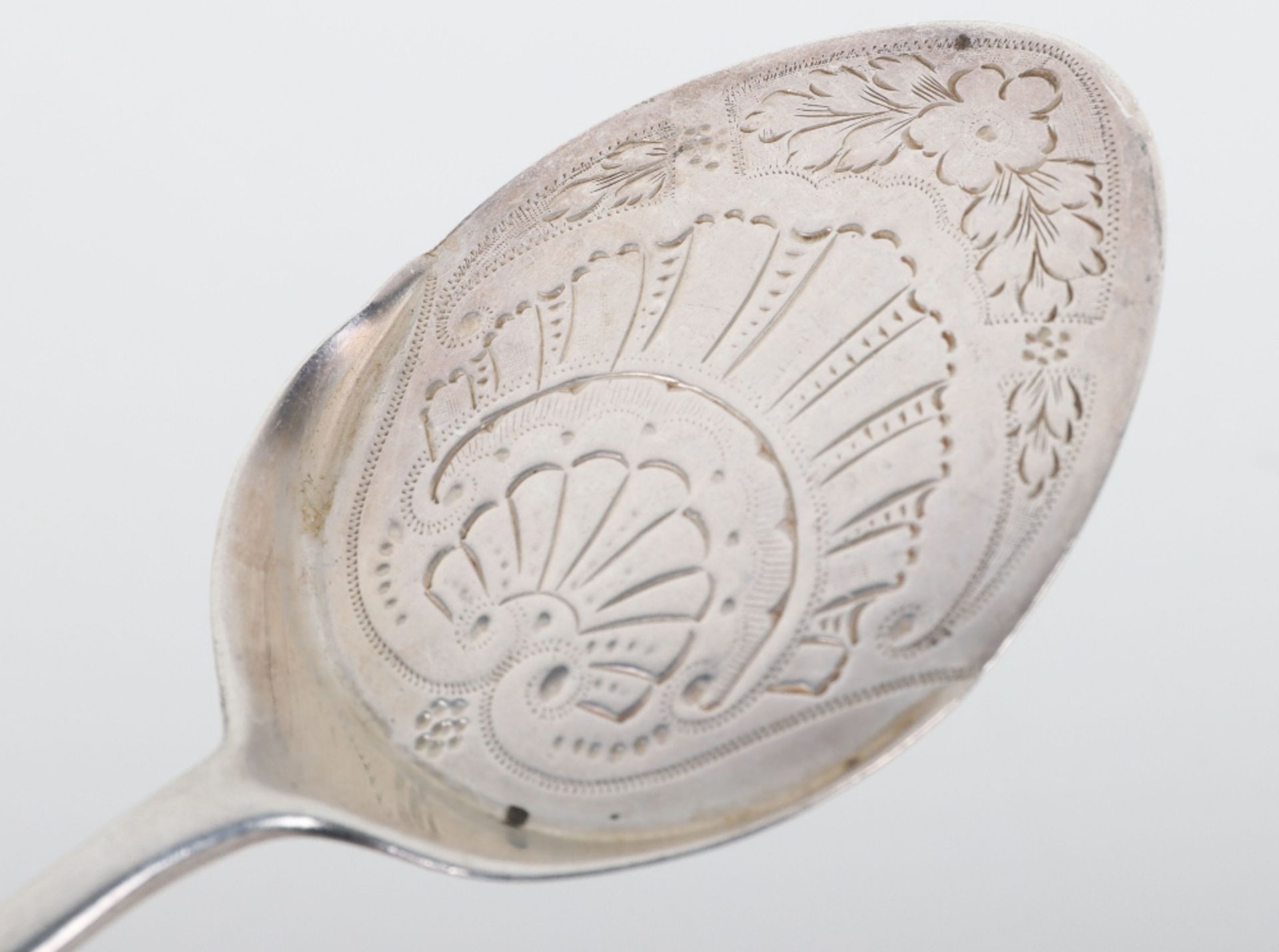 Two bowl decorated silver spoons - Bild 8 aus 8