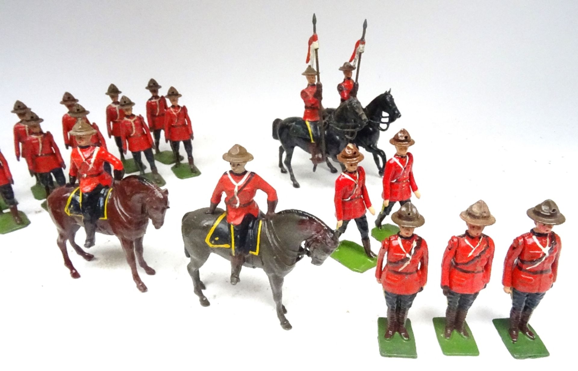 The full range of Britains Mounties - Image 9 of 10