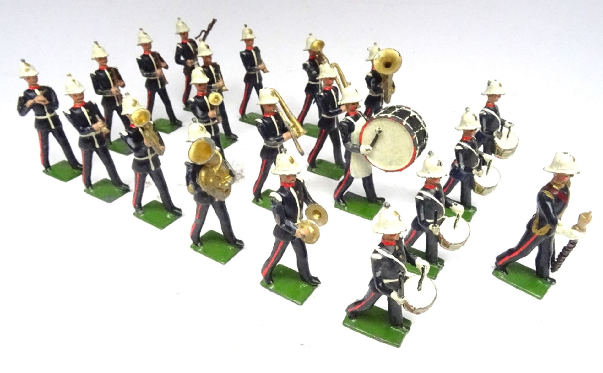Britains set 1288, Band of the Royal Marines - Image 3 of 6