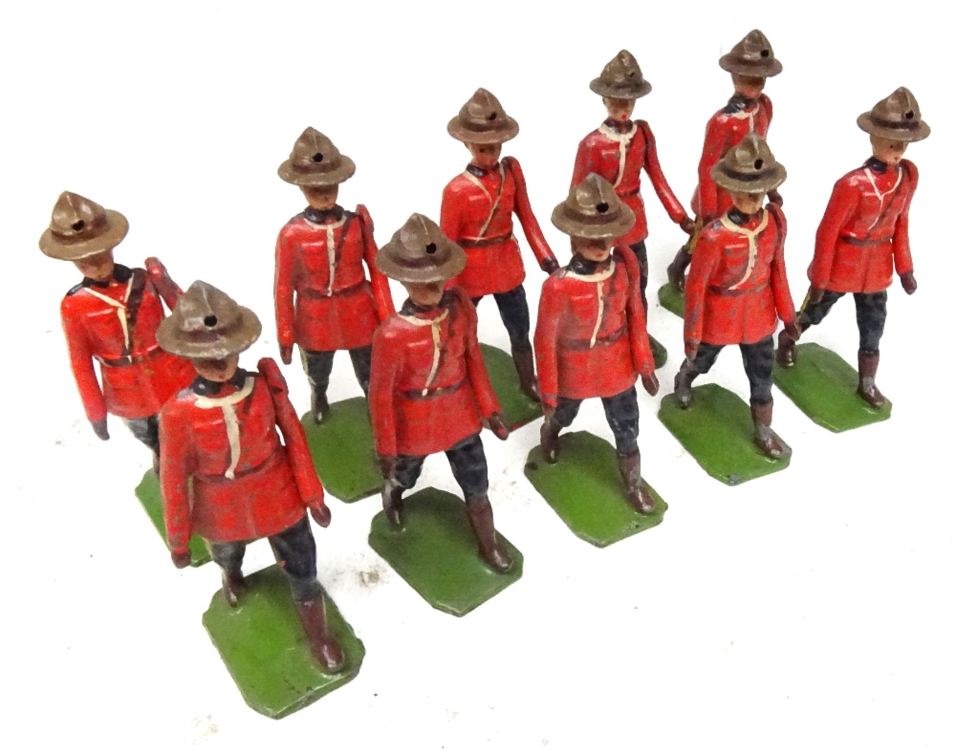 The full range of Britains Mounties - Image 8 of 10