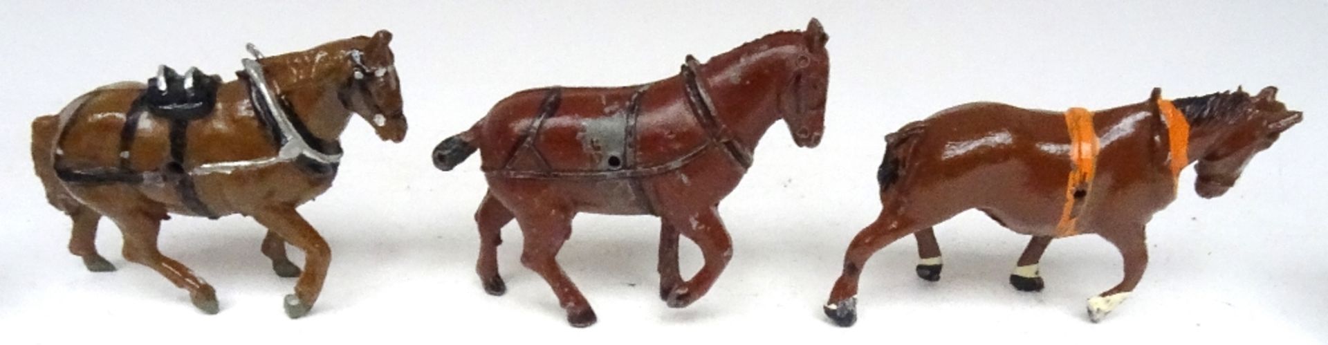 Cart and Field Horses by makers other than Britains - Image 4 of 6