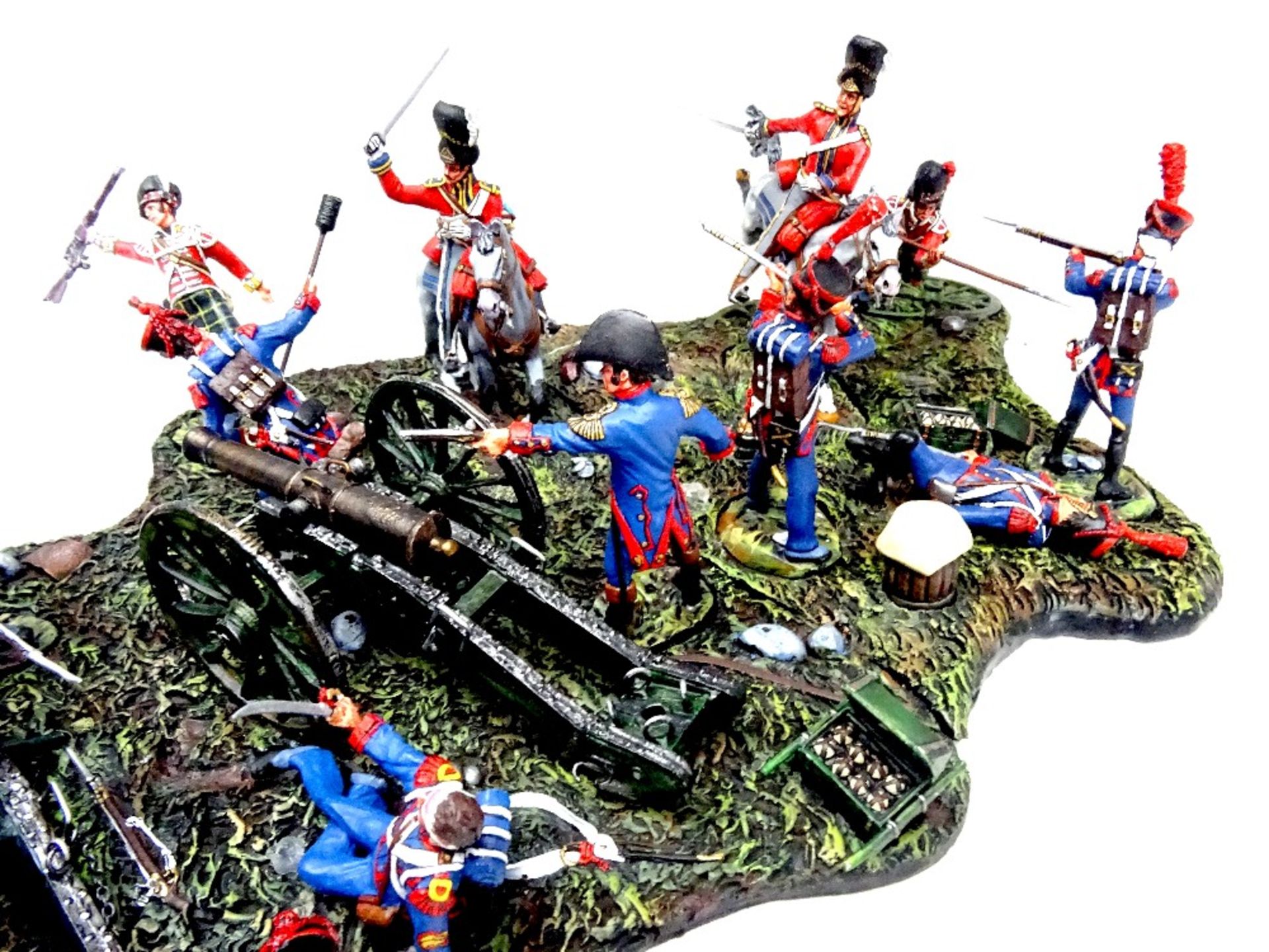 GNM Miniatures Waterloo: The Scots Greys and Gordons reach the Imperial Guard Artillery - Image 8 of 20