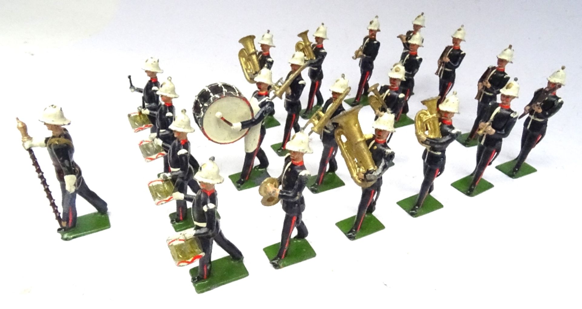 Britains set 1288, Band of the Royal Marines - Image 2 of 6