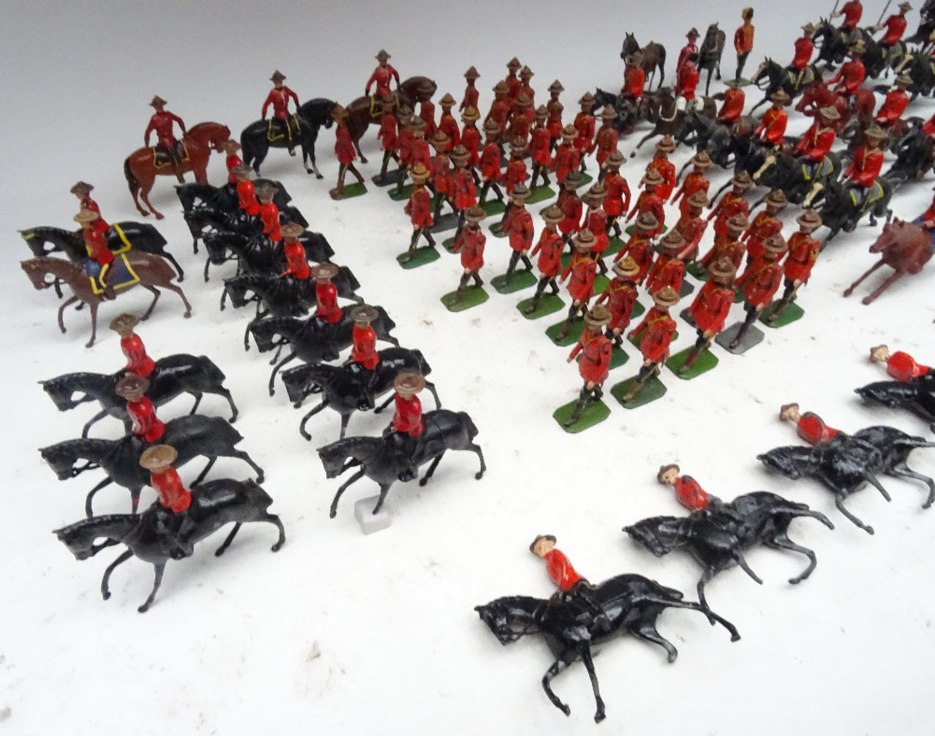 Britains assorted Royal Canadian Mounted Police mounted and on foot - Image 2 of 4