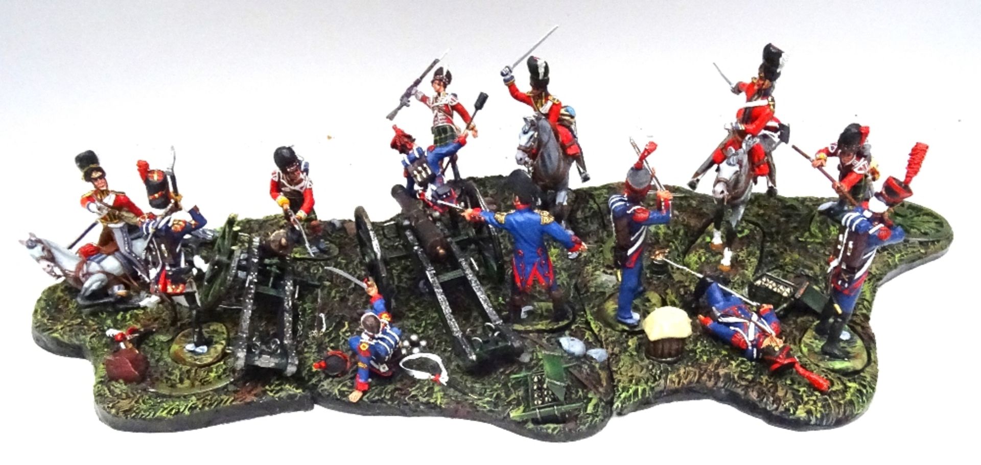 GNM Miniatures Waterloo: The Scots Greys and Gordons reach the Imperial Guard Artillery - Image 2 of 20