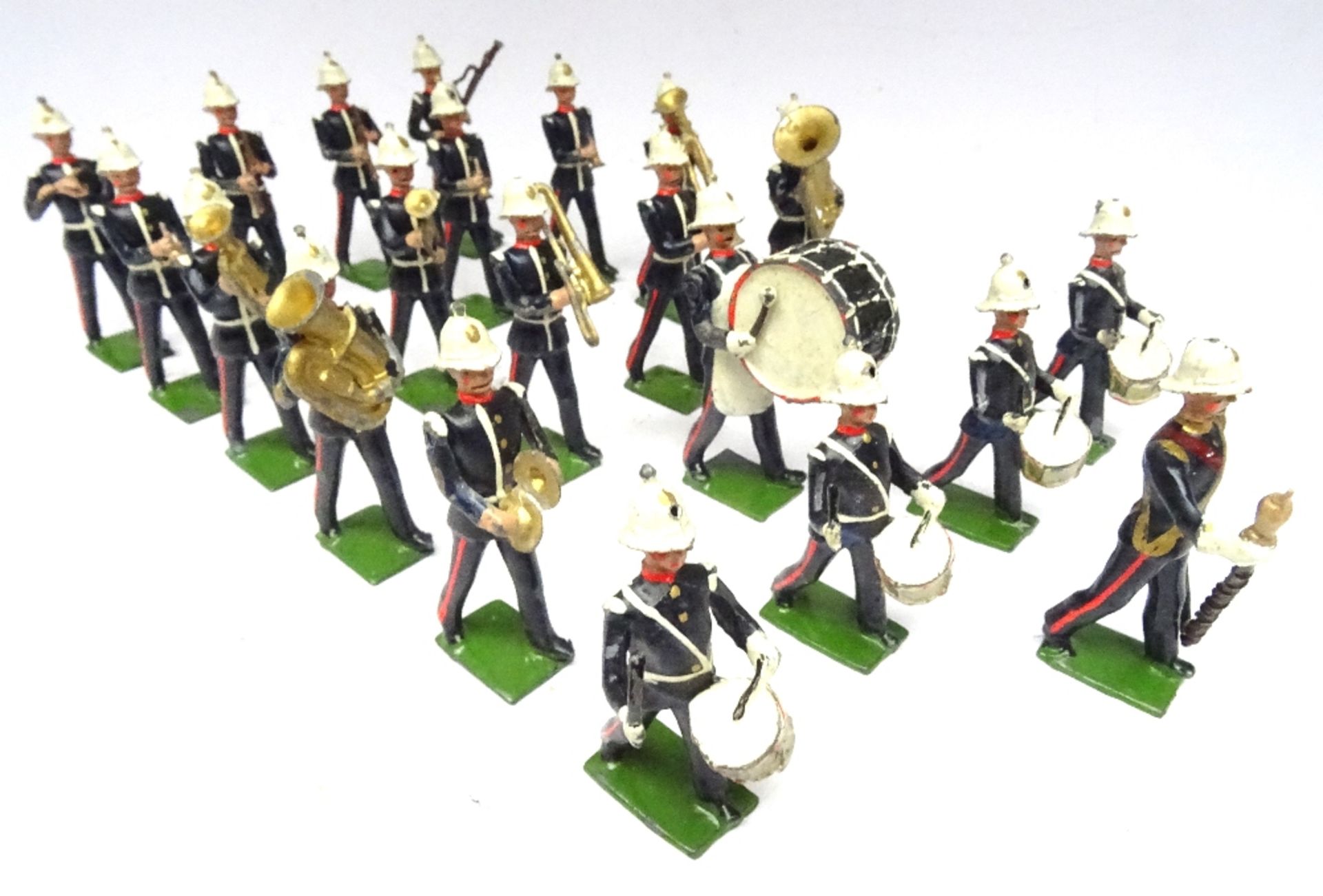 Britains set 1288, Band of the Royal Marines - Image 6 of 6