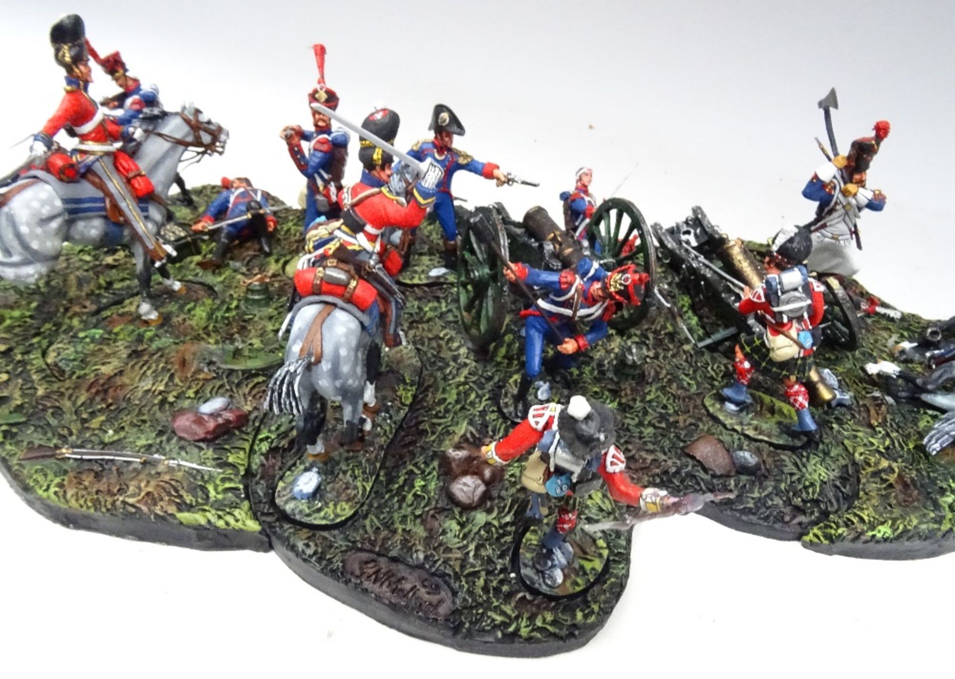 GNM Miniatures Waterloo: The Scots Greys and Gordons reach the Imperial Guard Artillery - Image 6 of 20