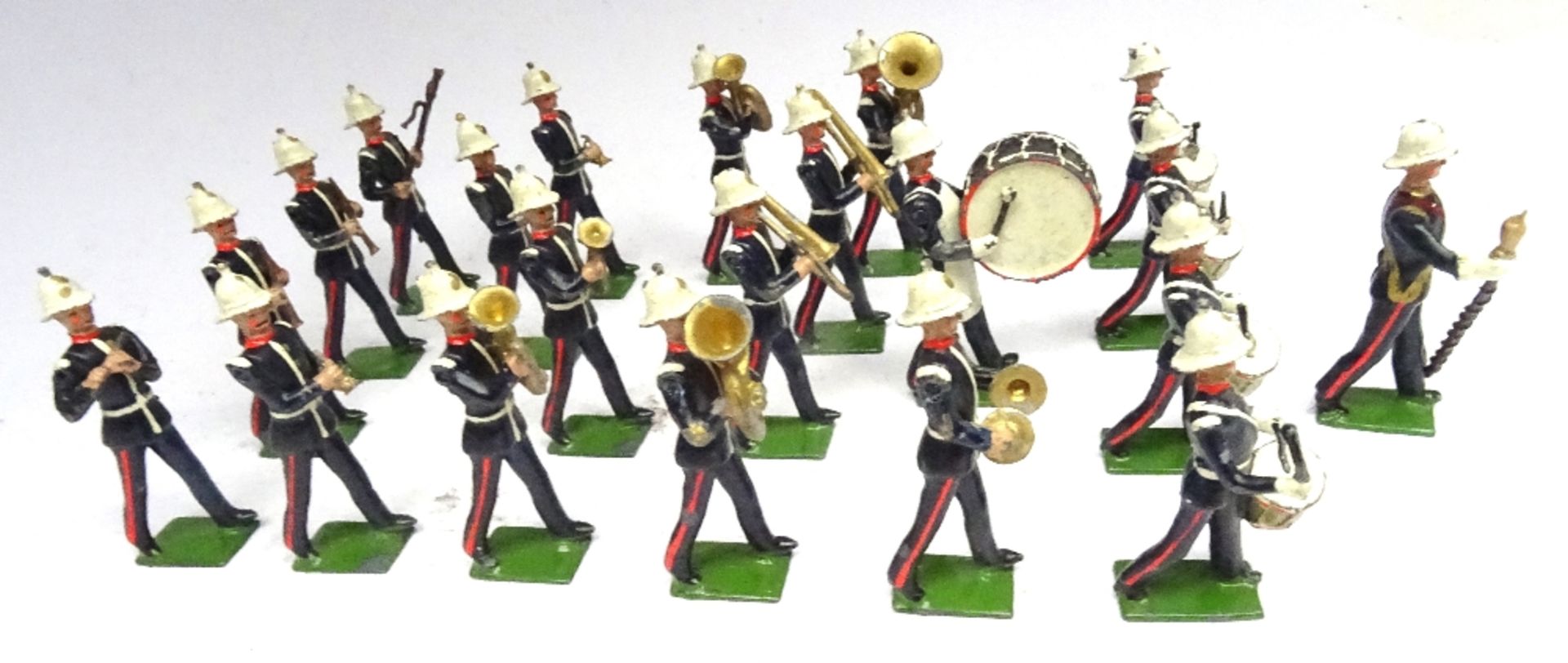 Britains set 1288, Band of the Royal Marines - Image 5 of 6