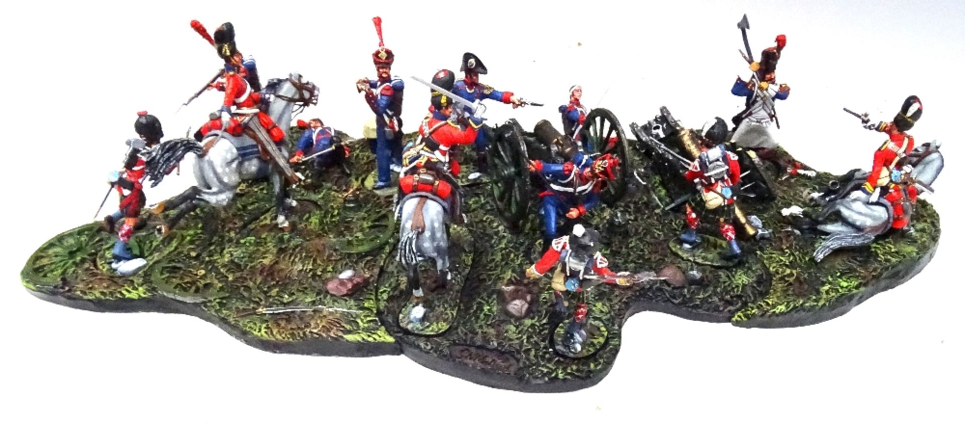 GNM Miniatures Waterloo: The Scots Greys and Gordons reach the Imperial Guard Artillery - Image 5 of 20