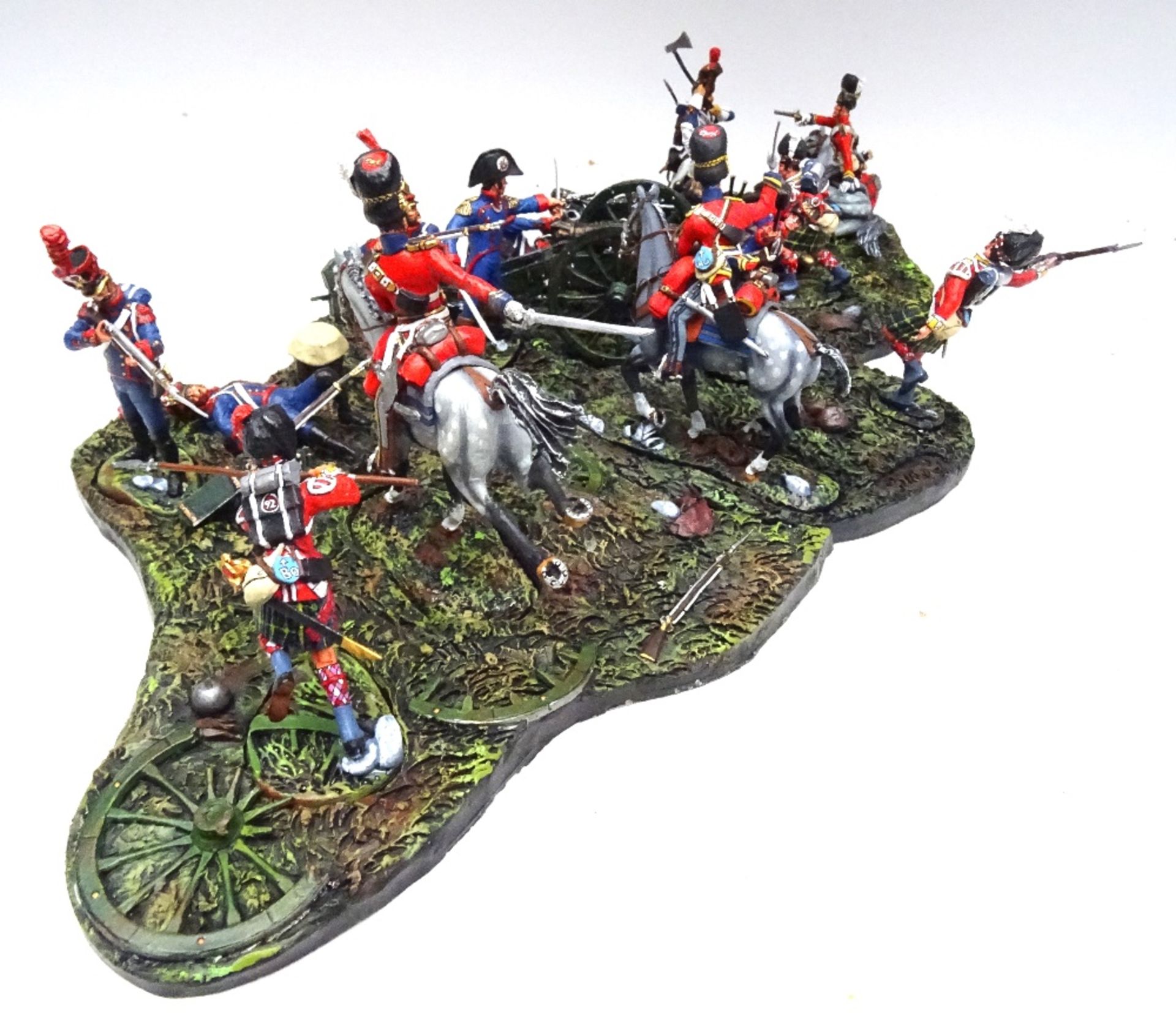 GNM Miniatures Waterloo: The Scots Greys and Gordons reach the Imperial Guard Artillery - Image 4 of 20