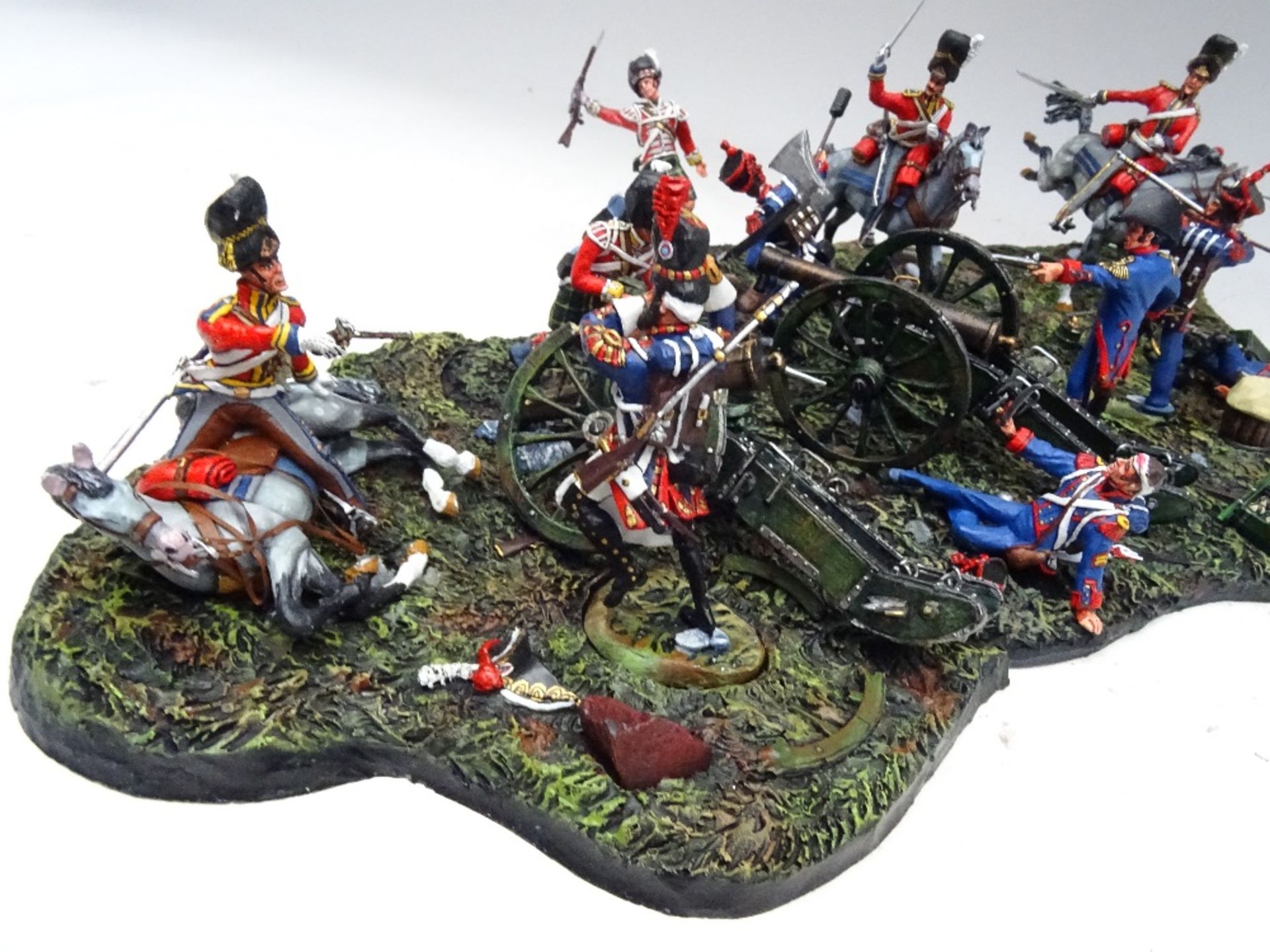 GNM Miniatures Waterloo: The Scots Greys and Gordons reach the Imperial Guard Artillery - Image 9 of 20