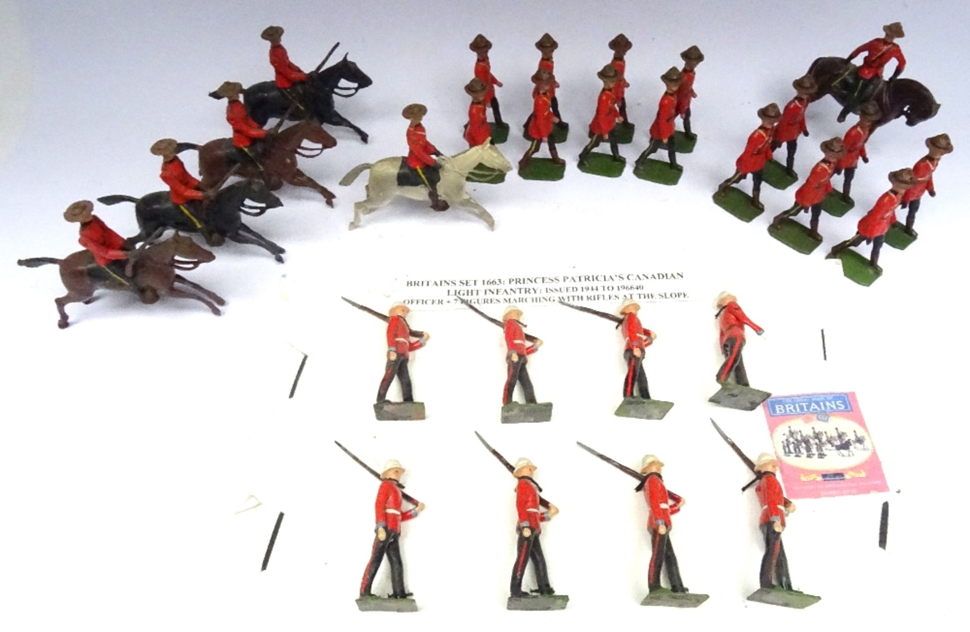Britains Canadian sets 1349, RCMP mounted
