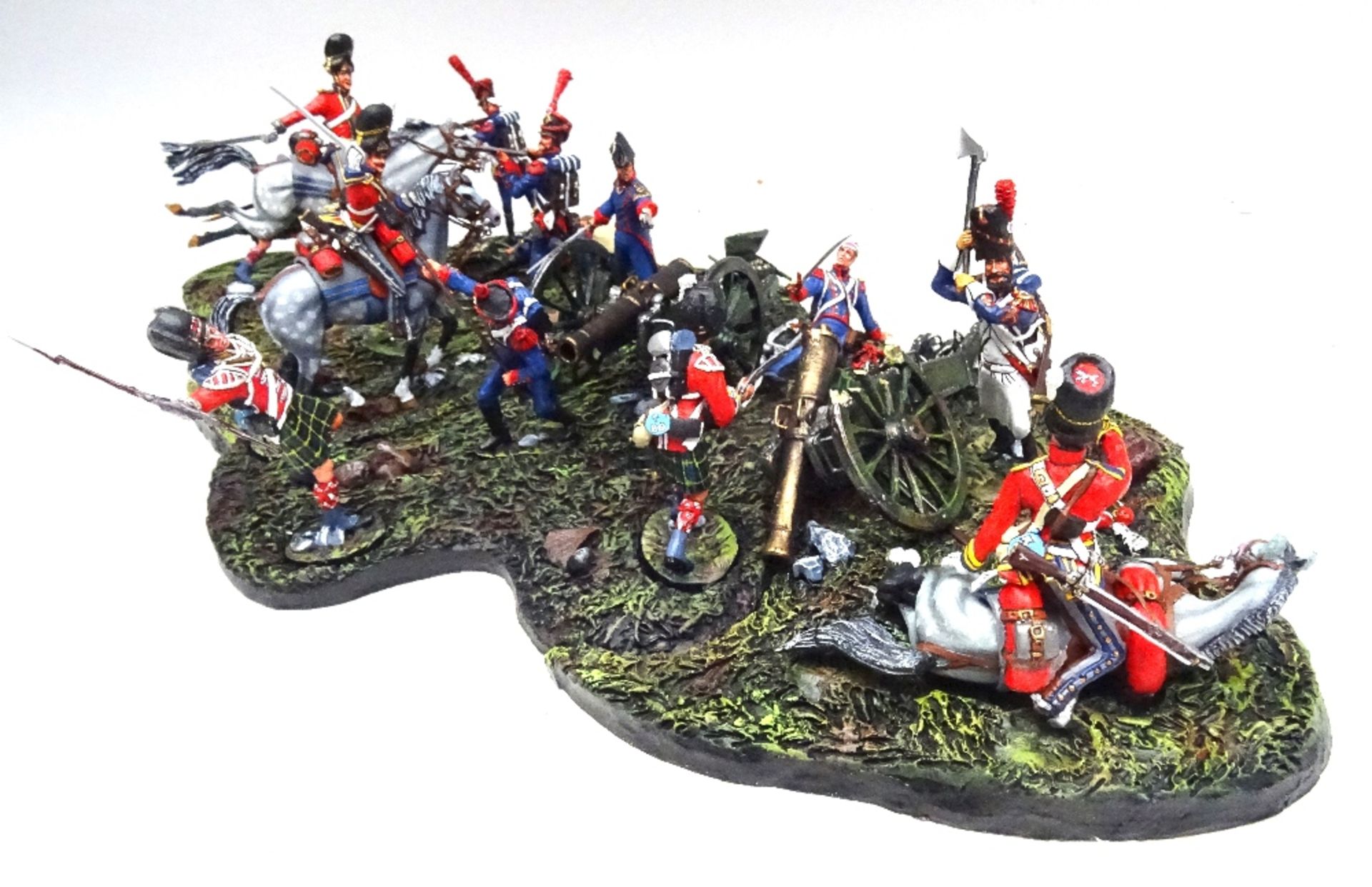 GNM Miniatures Waterloo: The Scots Greys and Gordons reach the Imperial Guard Artillery - Image 7 of 20