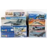 Seven Revell 1:32 scale model Aircraft kits