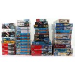 Forty 1:72 scale fighter Jet model kits